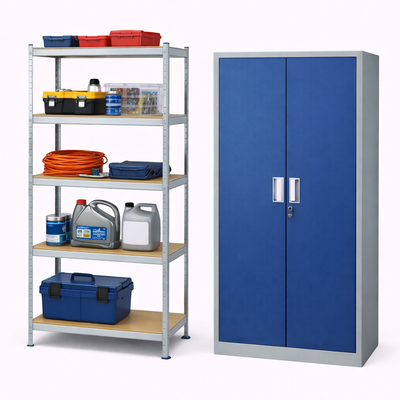 Workshop shelves & cabinets