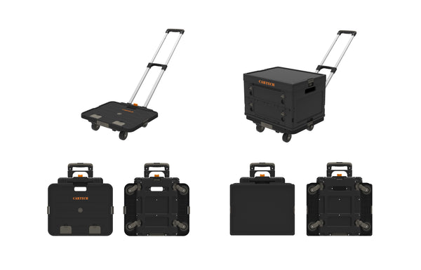 Transportwagen CargoCube mit Box und Deckel