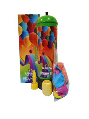 Helium Set 30 Ballons, Rainbow Edition Regenbogenfarben