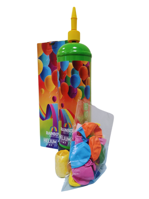 Helium Set 30 Ballons, Rainbow Edition Regenbogenfarben