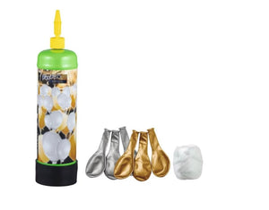 Helium Set 30 Ballons, Festive Edition Silber/Gold