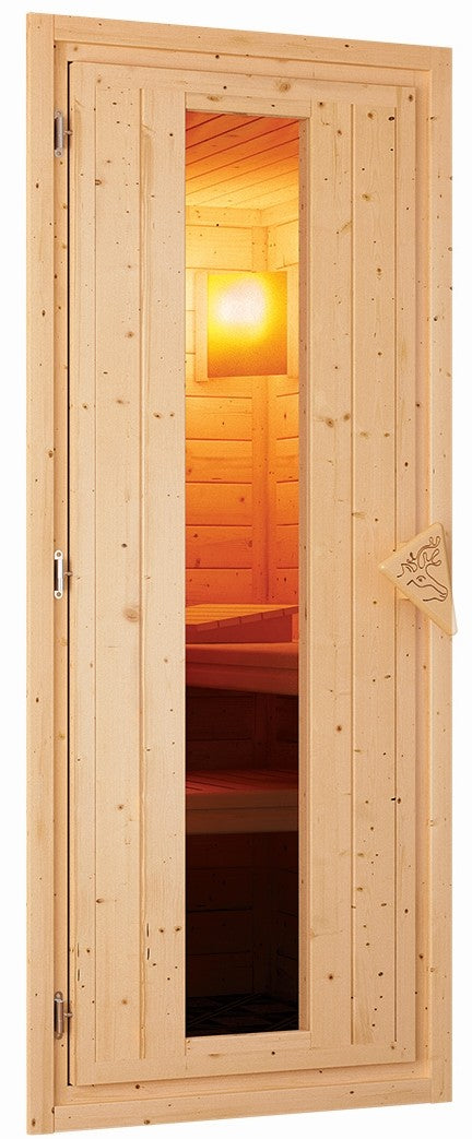 Sauna Larin Systemsauna, Eckeinstieg