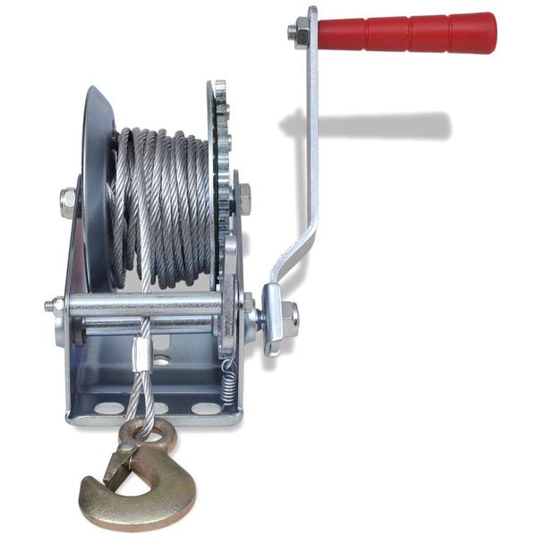 Handwinde mit Drahtseil 500kg