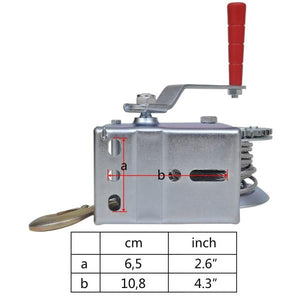 Handwinde mit Drahtseil 500kg