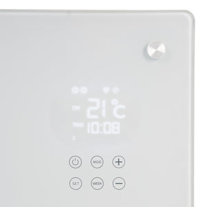 Badheizkörper Alutherm Sani Verre 1200 Wifi Weiss