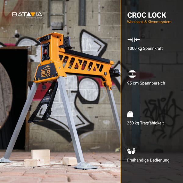 Werkbank Croc Lock