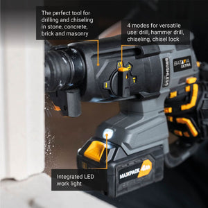 Brushless Akku-Bohrhammer SDS+ (ohne Akku)