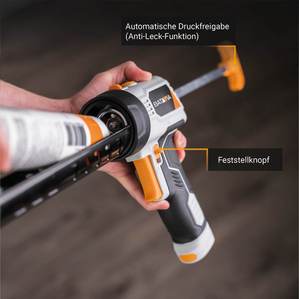 Kartuschenpistole 6V mit LED (4 x AA Batterie)