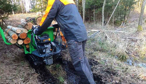 Miniraupendumper 300kg mit Schneeschild