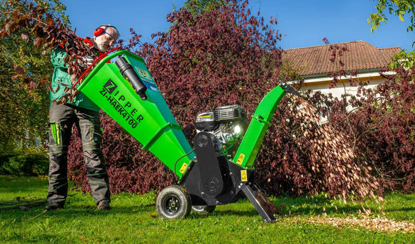 Häcksler 4100W, bis 100mm Benzin