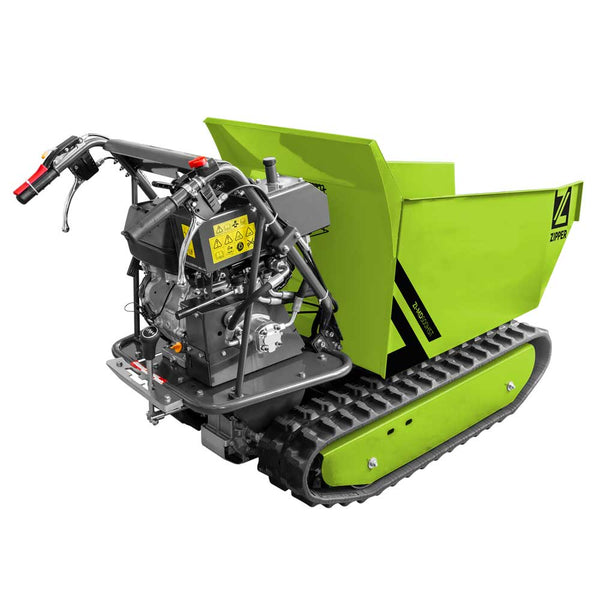Miniraupendumper 500kg mit Schneeschild