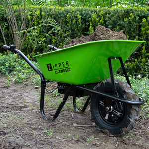 Schubkarre 75 Liter, 150kg mit Akku