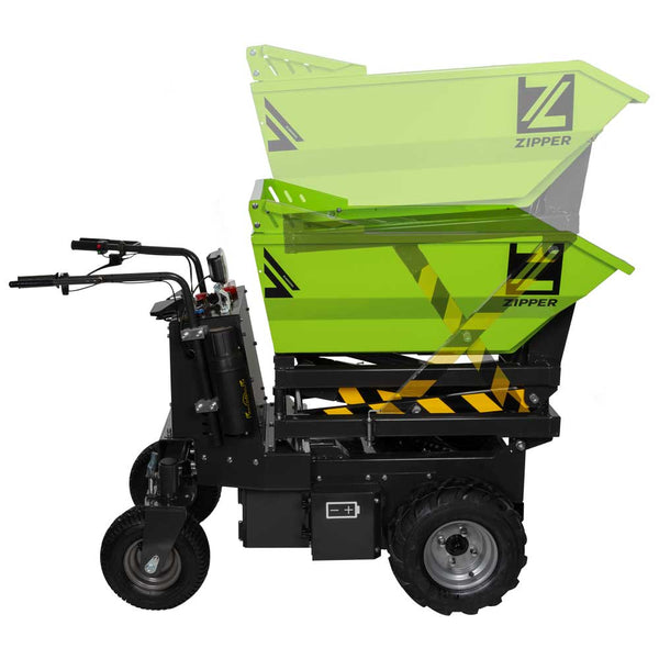 Elektro Rad Dumper mit hydraulischem HKS