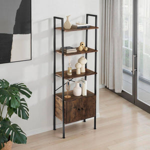 Leiterregal Brentwood Industrial Holz dunkel, rustikal