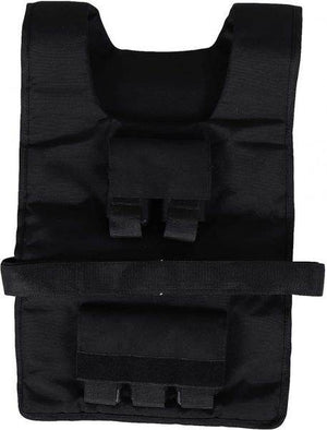 30 kg Trainingsweste Gewichtsweste Krafttraining Fitness Oxford Eisen Schwarz