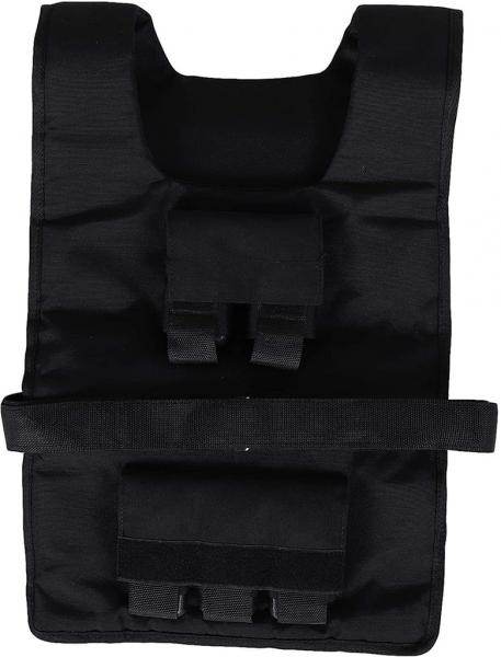 30 kg Trainingsweste Gewichtsweste Krafttraining Fitness Oxford Eisen Schwarz