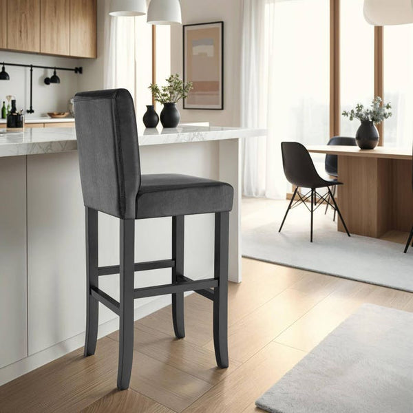 Barhocker schwarz 4er Set