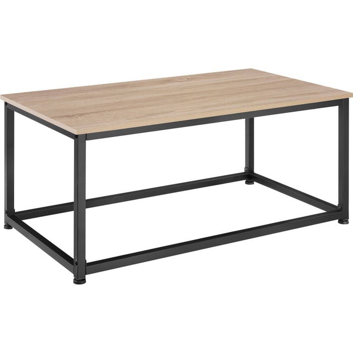 Couchtisch Lynch Industrial Holz hell, Eiche Sonoma