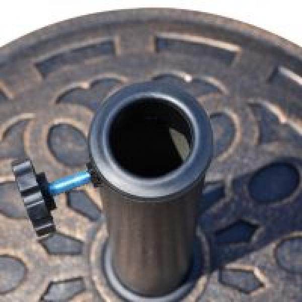 Schirmständer Sonnenschirmfuss rund 38/48mm Bronze