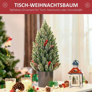 Künstlicher Weihnachtsbaum 27 cm x 27 cm x 47 cm