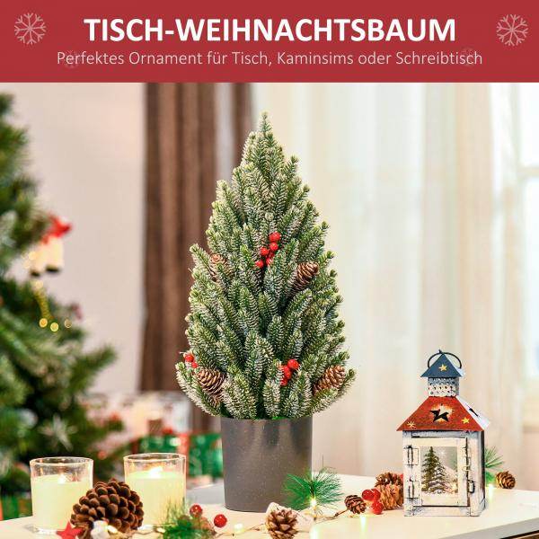 Künstlicher Weihnachtsbaum 27 cm x 27 cm x 47 cm