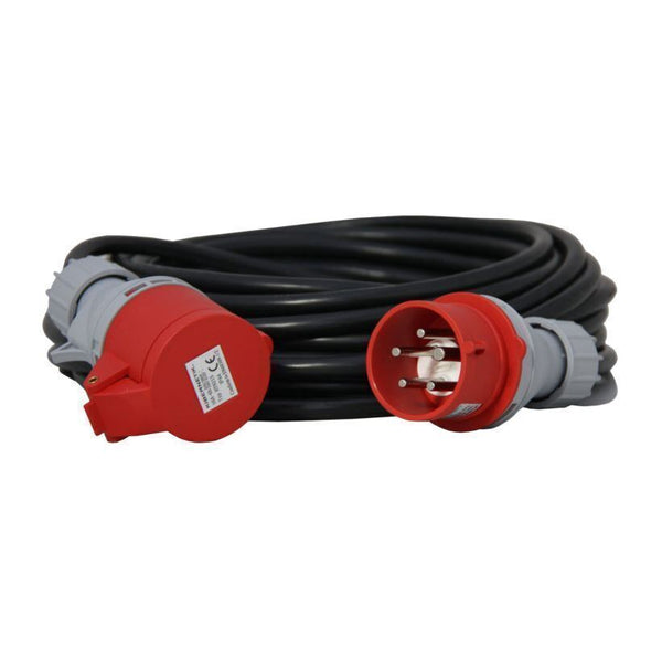 Verlängerungskabel PVC Kabel 5x4mm2, 32A, 10 Meter
