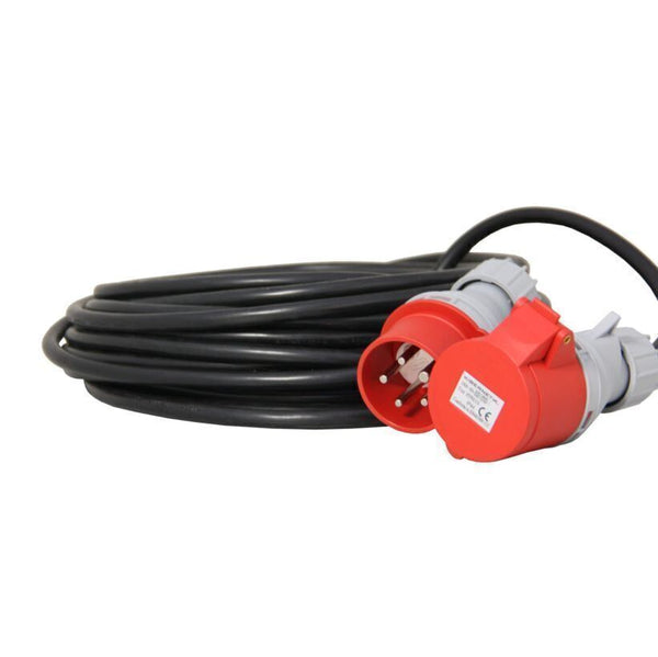 Verlängerungskabel PVC Kabel 5x4mm2, 32A, 10 Meter
