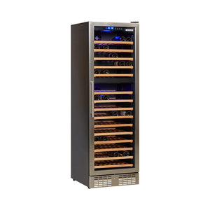 Kibernetik WKH168F01 wine climate cabinet chrome steel