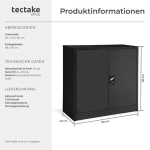 Aktenschrank schwarz