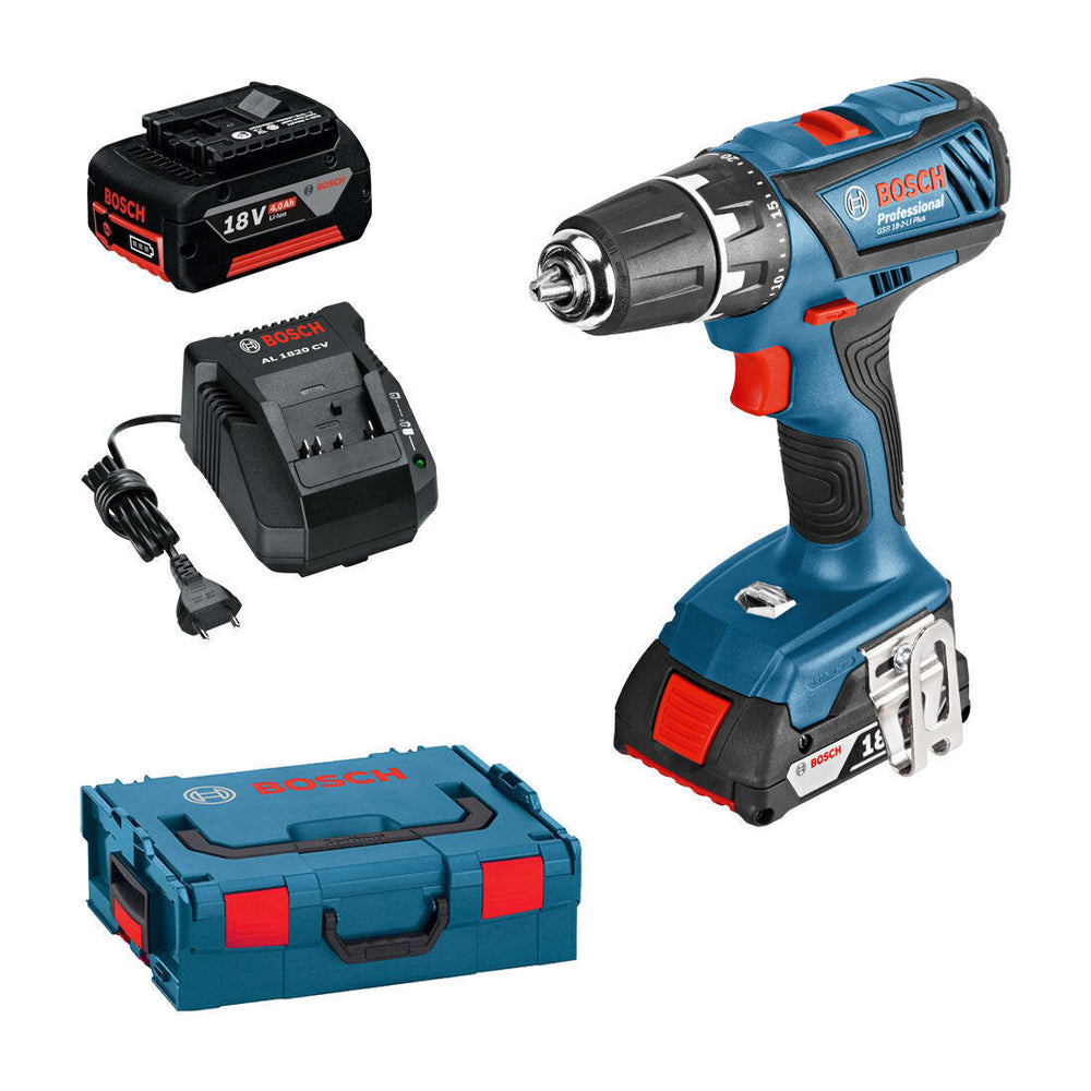 Bosch cordless drill/driver GSR 18V-28 incl. 2x4.0Ah