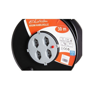 Ekström KR30M L Kabelrolle 3x1.5mm2, 4x T13