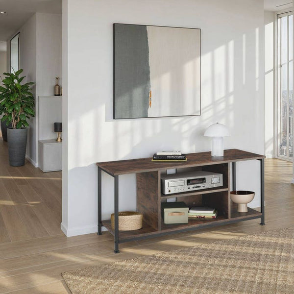 TV-Regal Austin Industrial Holz dunkel, rustikal 110 cm