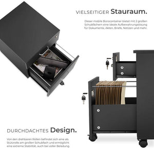 Rollcontainer Vagur schwarz