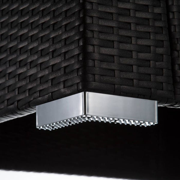 Rattan Lounge München schwarz