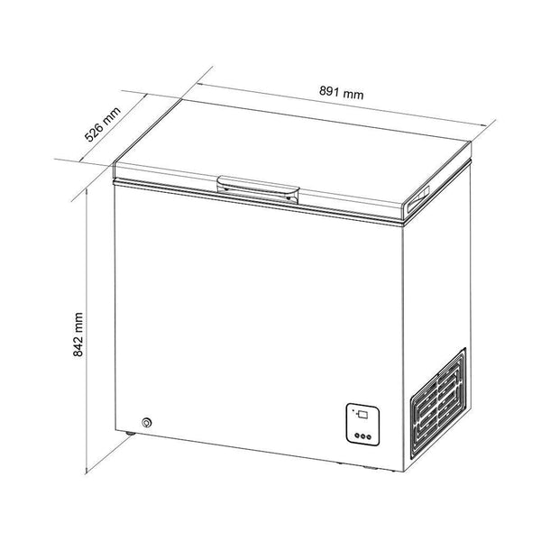Kibernetik GT200L Gefriertruhe
