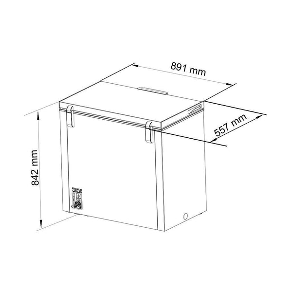 Kibernetik GT200L Gefriertruhe