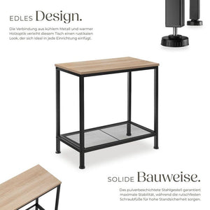 Beistelltisch Filton Industrial Holz hell, Eiche Sonoma