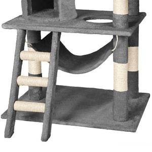 Arbre à chat Stokeley, 141 cm, gris