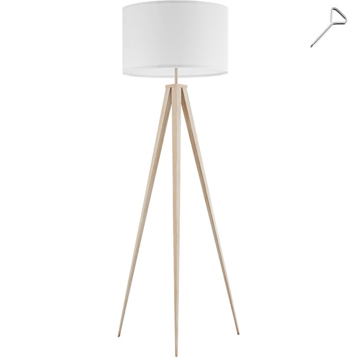 Lunaris floor lamp, oak
