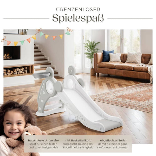 Kinderrutsche Joy grau