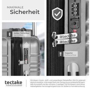 Hartschalenkofferset 4-tlg. Grau