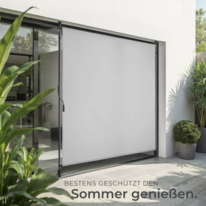 Klemmmarkise Taija hellgrau 150 x 310 cm