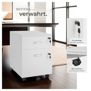 Rollcontainer Vagur weiss