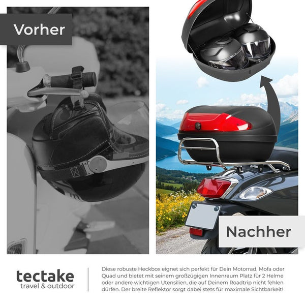 Topcase mit Reflektor, Volumen ca. 48 Liter