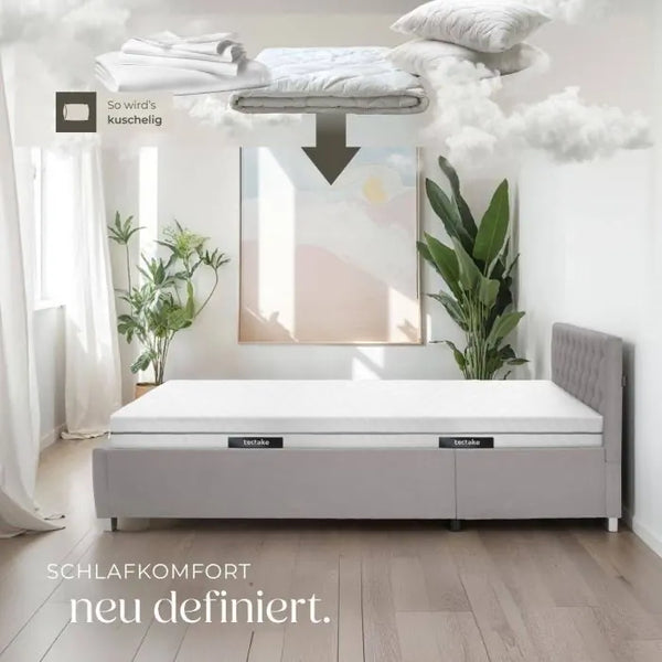 Matratze Sky 2in1 Härtegrad H2 und H3 weiss 140 x 200 cm