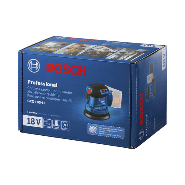 Bosch Akku-Exzenterschleifer GEX 185-LI 0.601.3A5.020