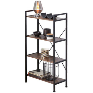 Regal Leeds Industrial Holz dunkel, rustikal
