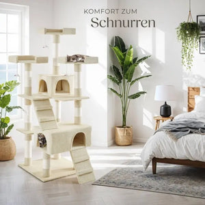 Kratzbaum Barney beige 170 cm