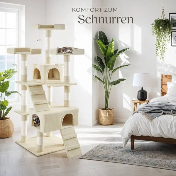 Kratzbaum Barney beige 170 cm