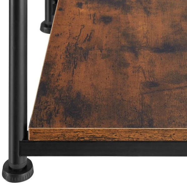 Beistelltisch Yonkers 38,5x30x51,5cm Industrial dunkelbraun